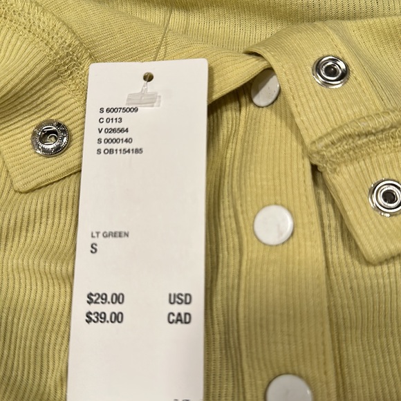 Urban outfitters Bdg willow henly tank top lime white NWT - Picture 7 of 9